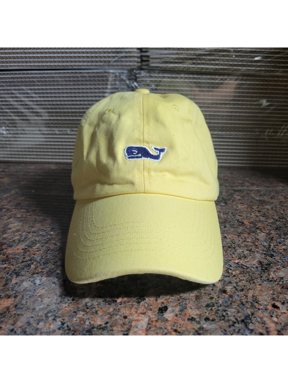 Vineyard Vines Yellow Strapback Adjustable Hat Cap